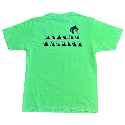 Stussy short sleeve T-shirt cut and sew light green - Known Source