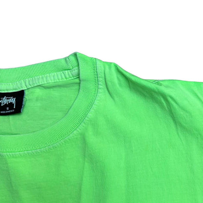 Stussy short sleeve T-shirt cut and sew light green - Known Source