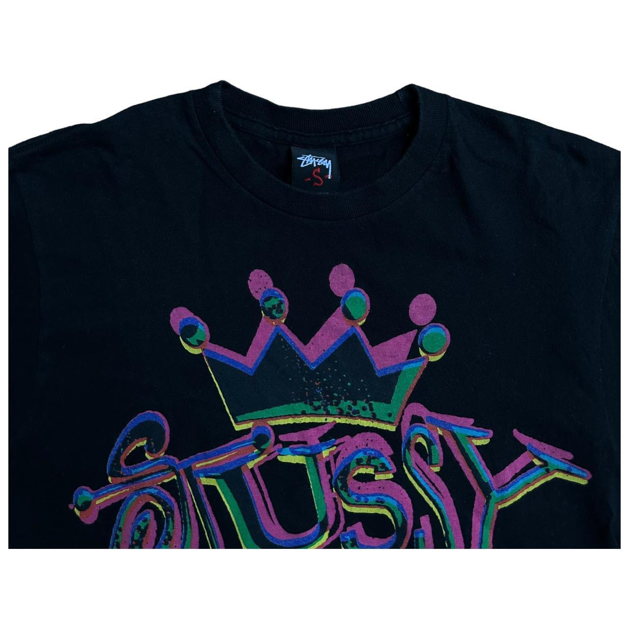 STUSSY short-sleeved T-shirt Chanel crown big logo - Known Source