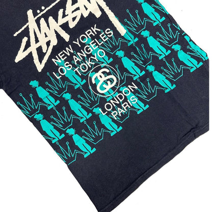 Stüssy Spellout T-Shirt In Navy ( S ) - Known Source