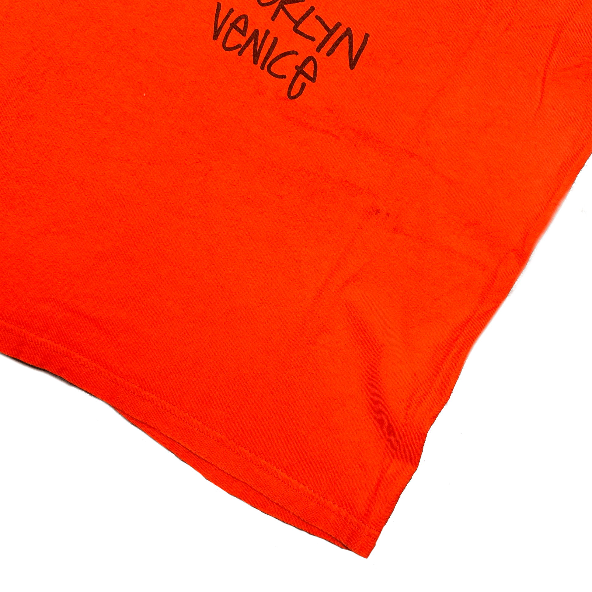 Stüssy Spellout T-Shirt In Orange ( M ) - Known Source