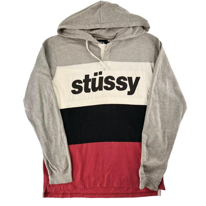 Stussy striped hoodie size S - Known Source