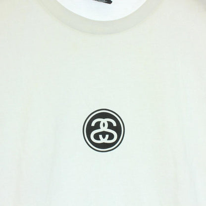 Stussy white Double S Logo T-shirt short sleeve - Known Source