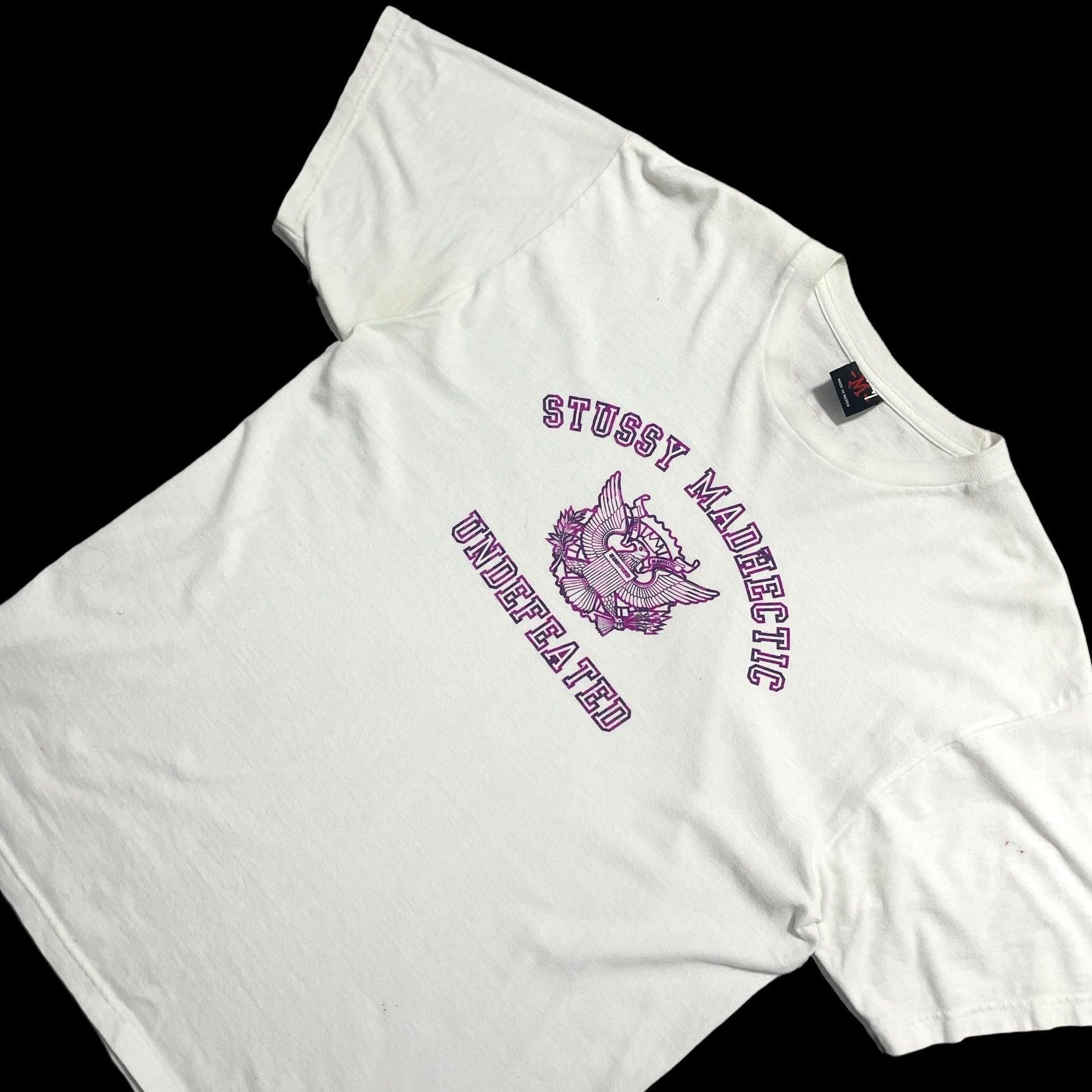 Stussy x Undefeated Spell Out Short Sleeved T Shirt - Known Source