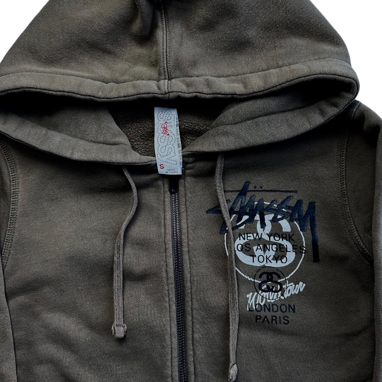 Stussy Zip up hoodie front and back hoodie - Known Source