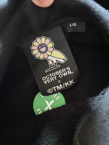 Takashi Murakami x OVO Surplus Flower Owl Hoodie Black (L) - Known Source