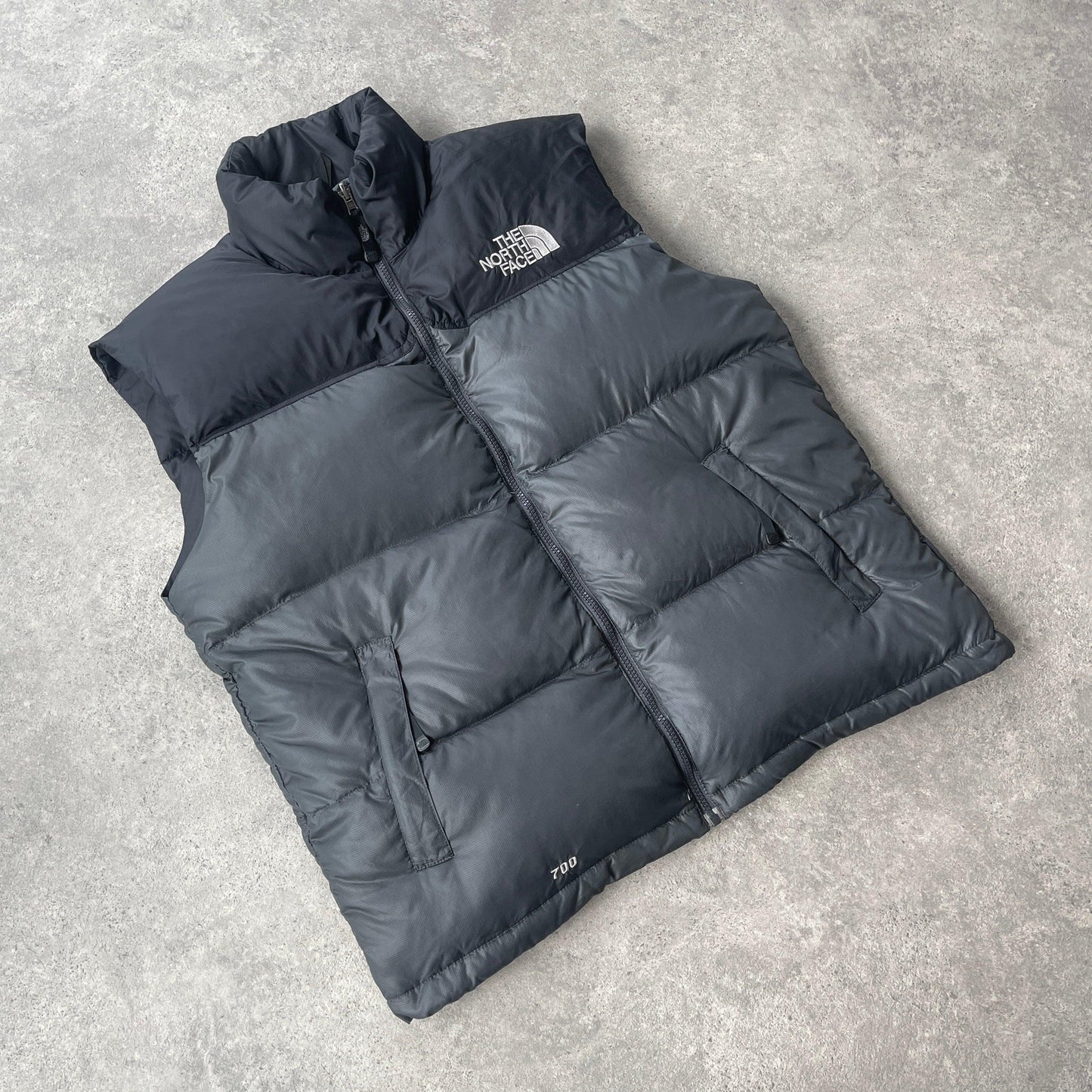 The North Face Nuptse 700 down fill puffer gilet (L) - Known Source