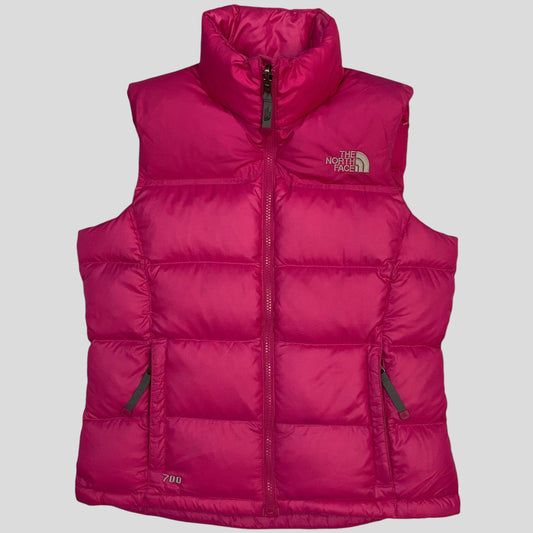 TNF 700 Fill Nuptse Gilet Puffer - Wmns S - Known Source