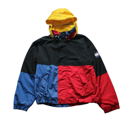 TOMMY HILFIGER COLOUR BLOCK SAILING JACKET (M) - Known Source