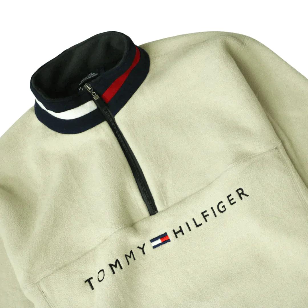 TOMMY HILFIGER SPELLOUT 1/4 ZIP (L) (L) - Known Source