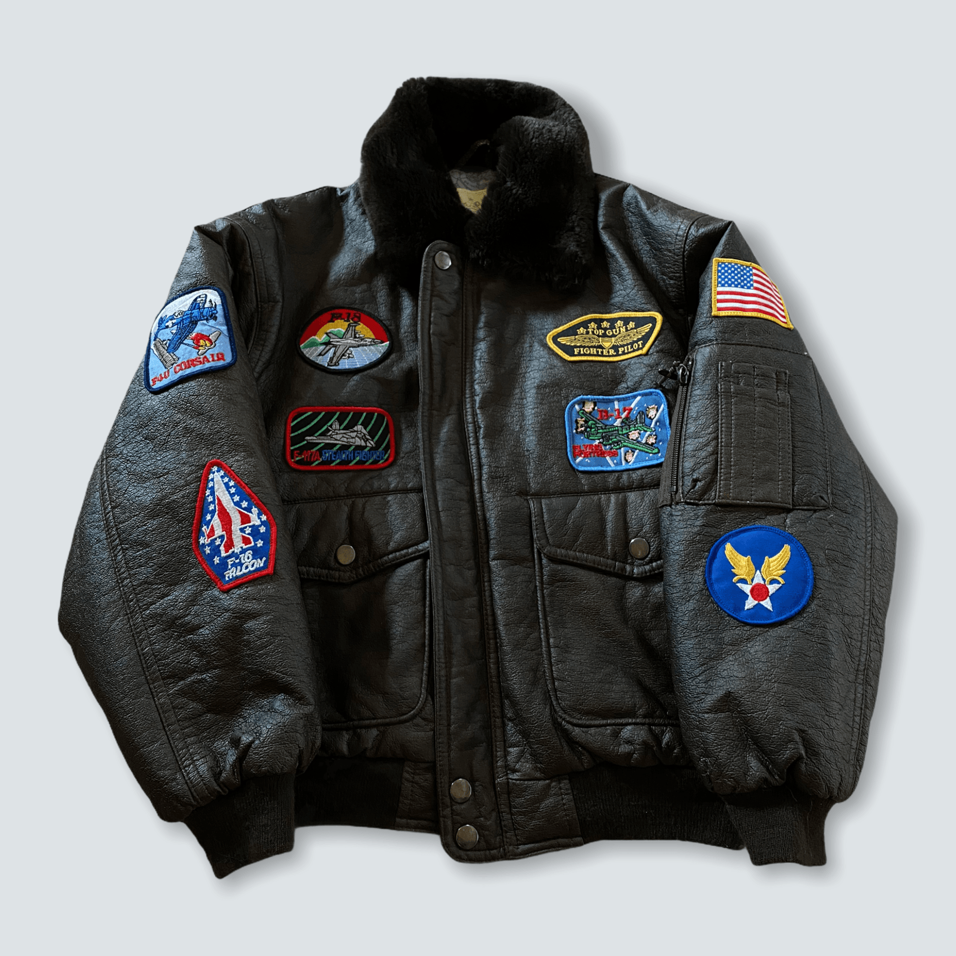 Top gun ladies bomber pilot jacket XS (12-14) - Known Source