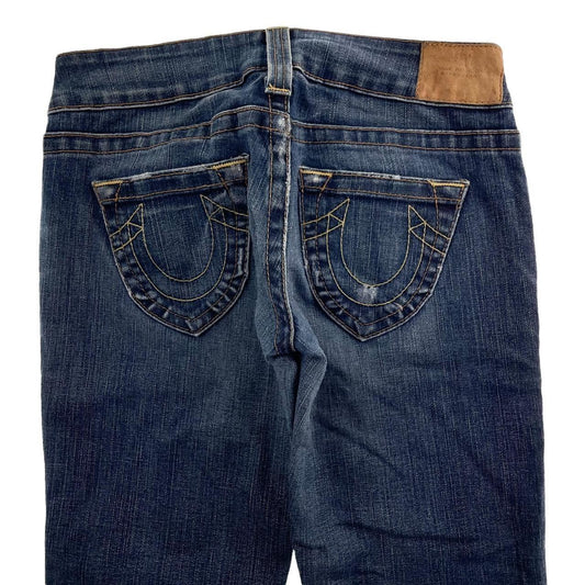 True Religion big stitch denim jeans trousers W28 - Known Source