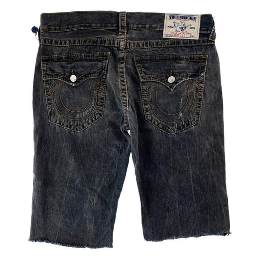 True Religion big stitch denim shorts W38 - Known Source