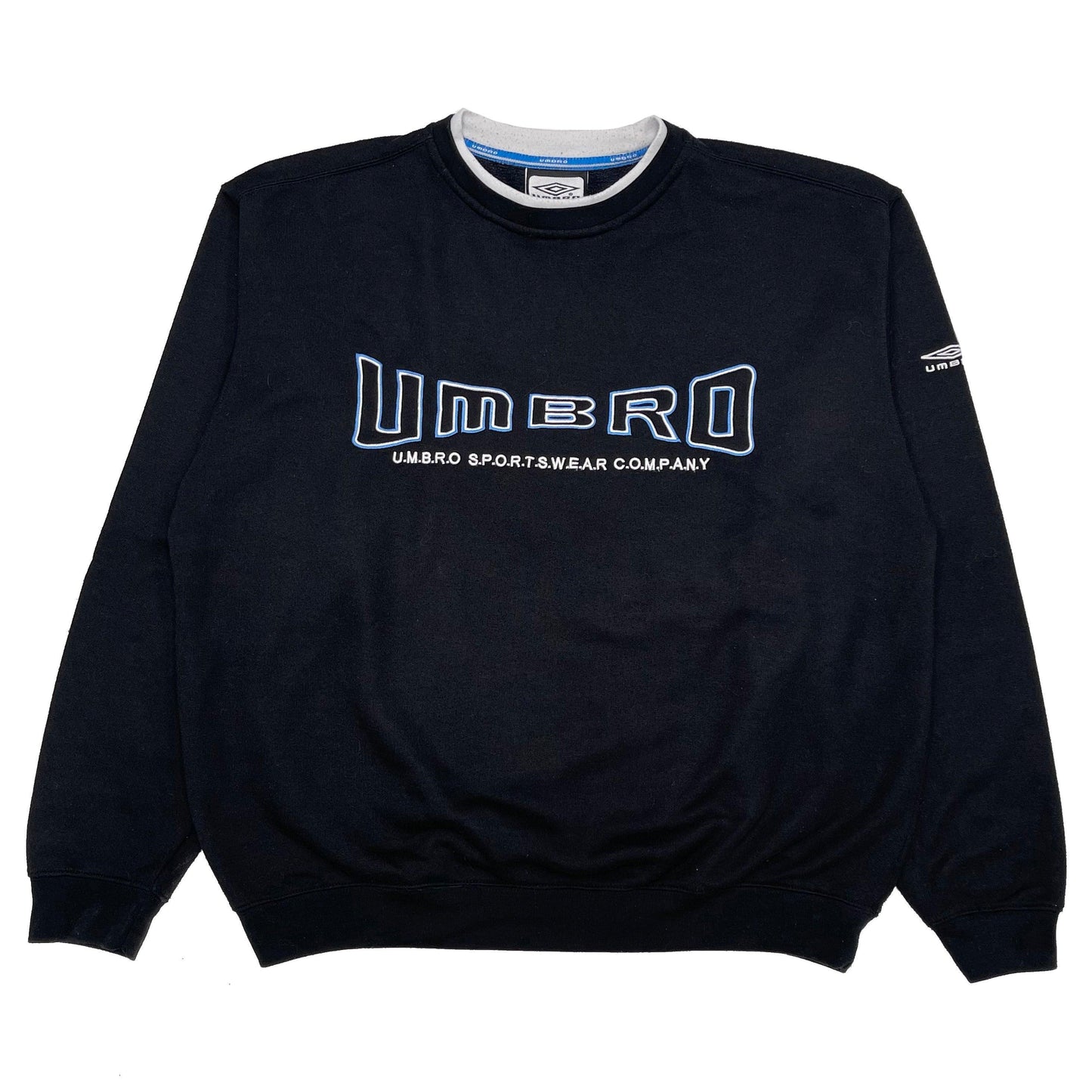 Umbro 00s embroidered spellout sweatshirt (L) - Known Source