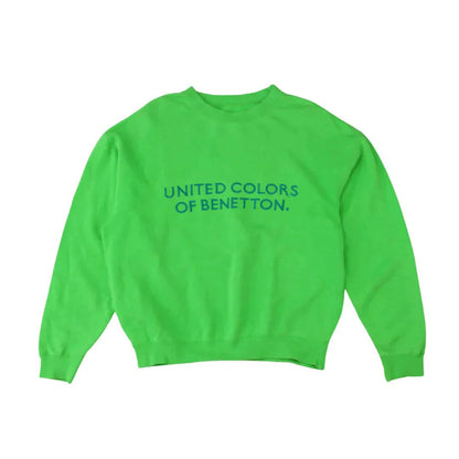 UNITED COLOURS OF BENETTON GREEN SPELLOUT CREW (S) - Known Source