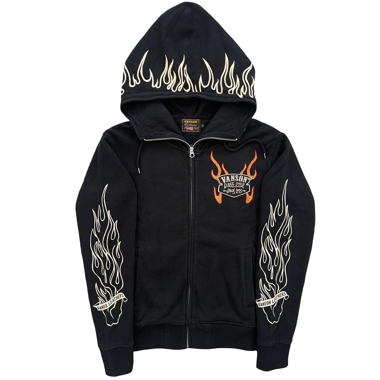 Vanson Flame Hoodie - Known Source