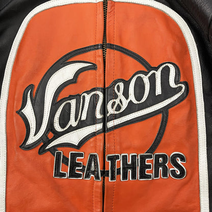 Vanson Leathers Bart Motorcycle Racer Jacket - Known Source