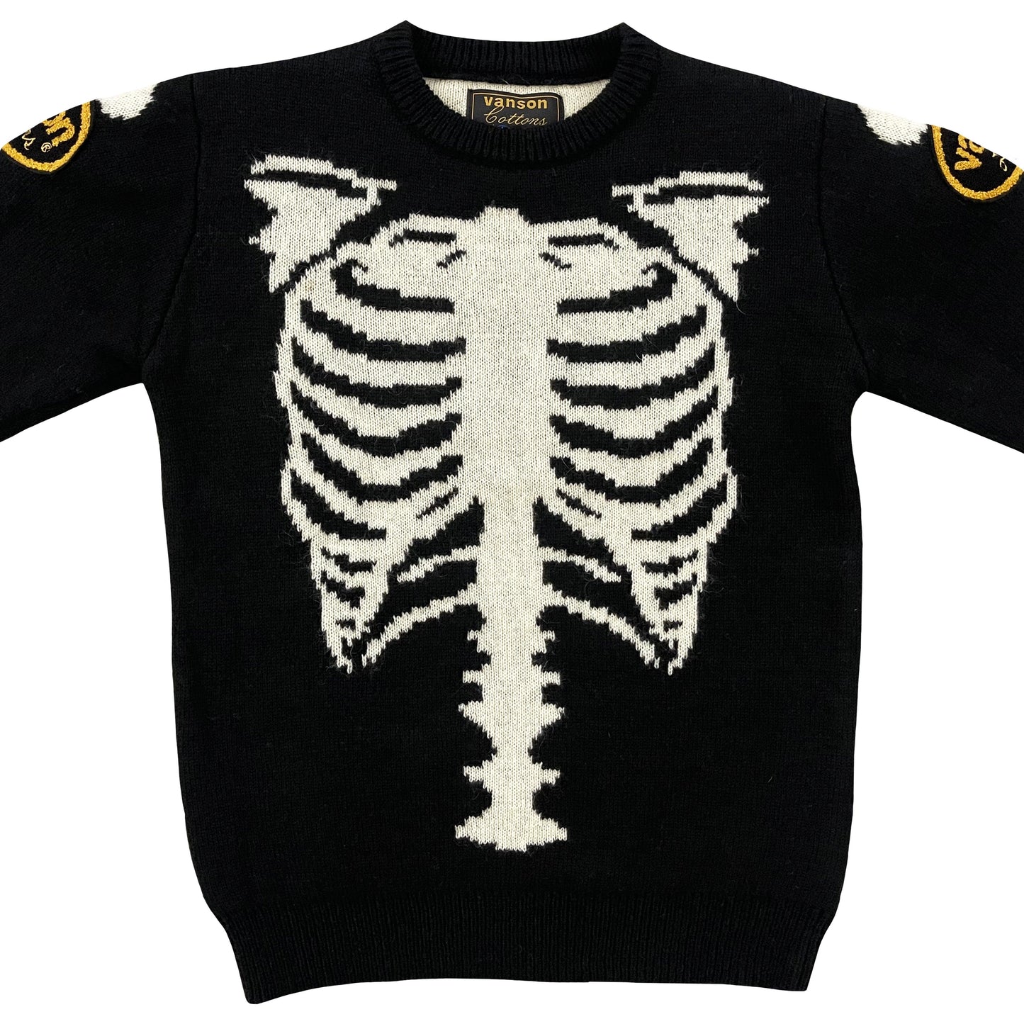 Vanson Leathers Mohair Skeleton Jumper - Known Source