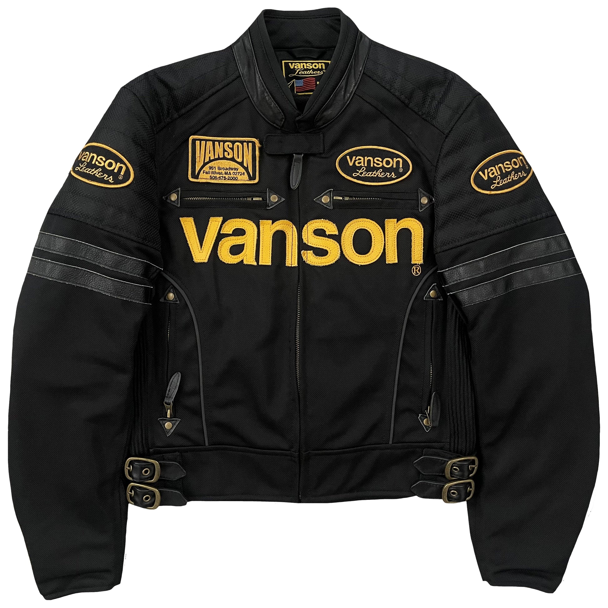 Vanson Leathers Motorcycle Mesh Racer Jacket - Known Source