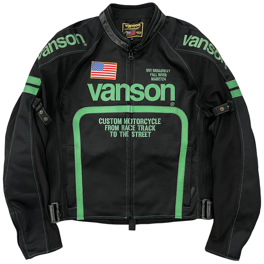 Vanson Leathers Motorcycle Mesh Racer Jacket - Known Source