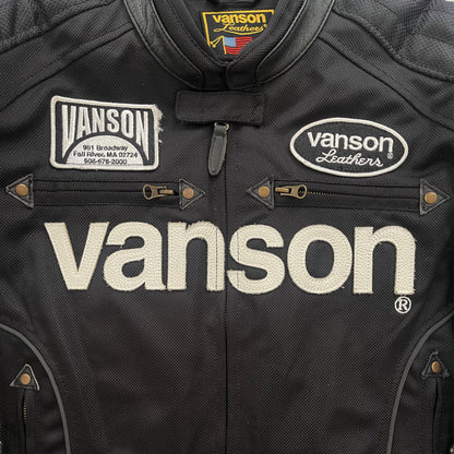 Vanson Leathers Motorcycle Mesh Racer Jacket - Known Source