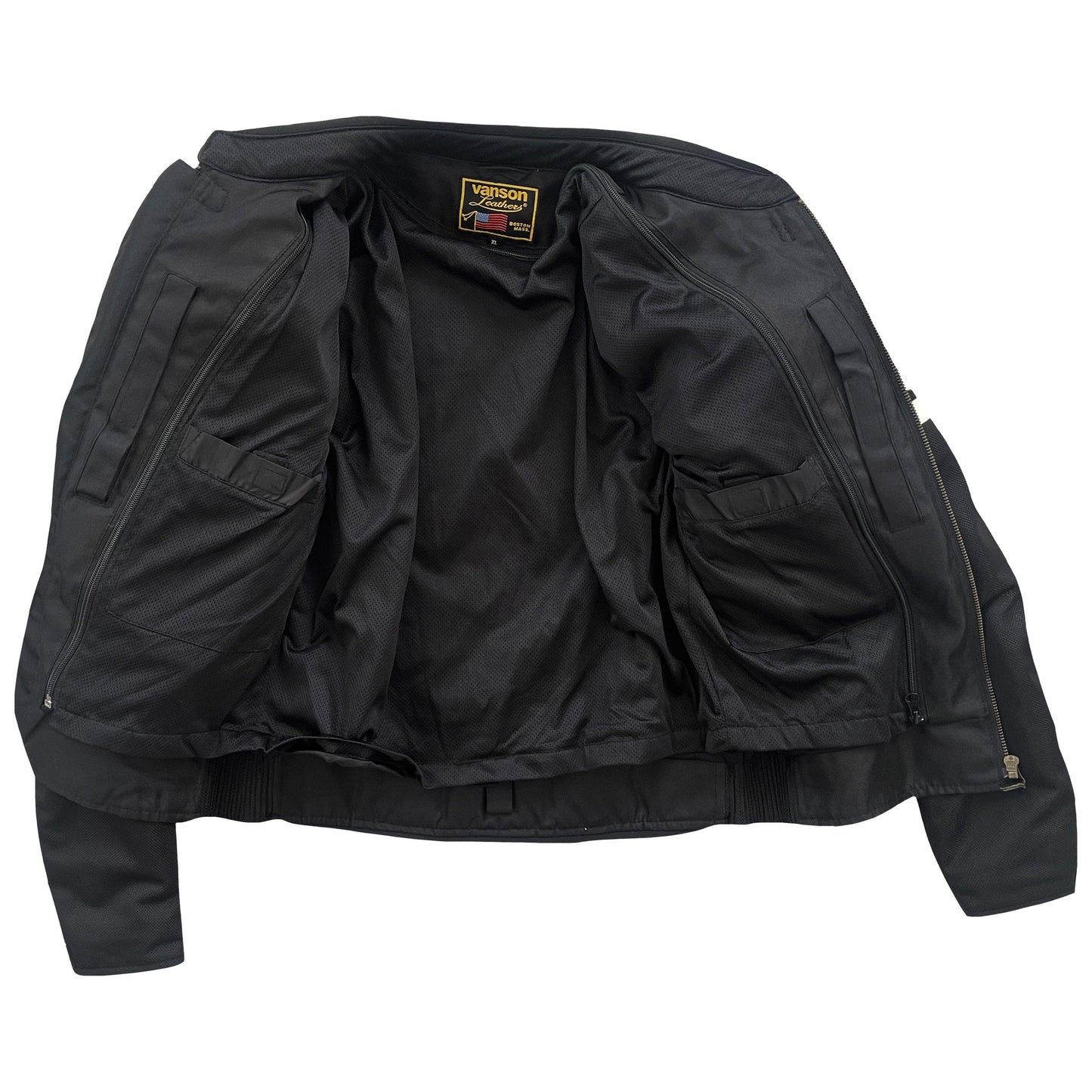 Vanson Leathers Motorcycle Mesh Racer Jacket - Known Source