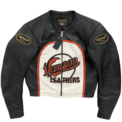 Vanson Leathers Motorcycle Racer Jacket - Known Source