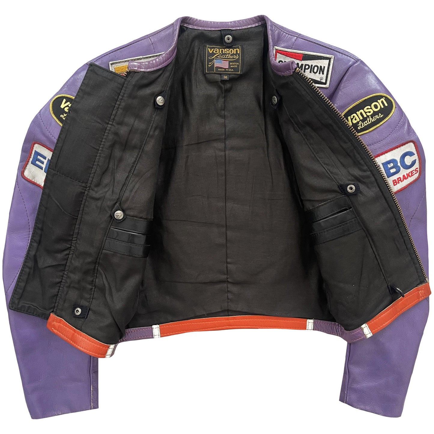 Vanson Leathers Motorcycle Racer Jacket - Known Source