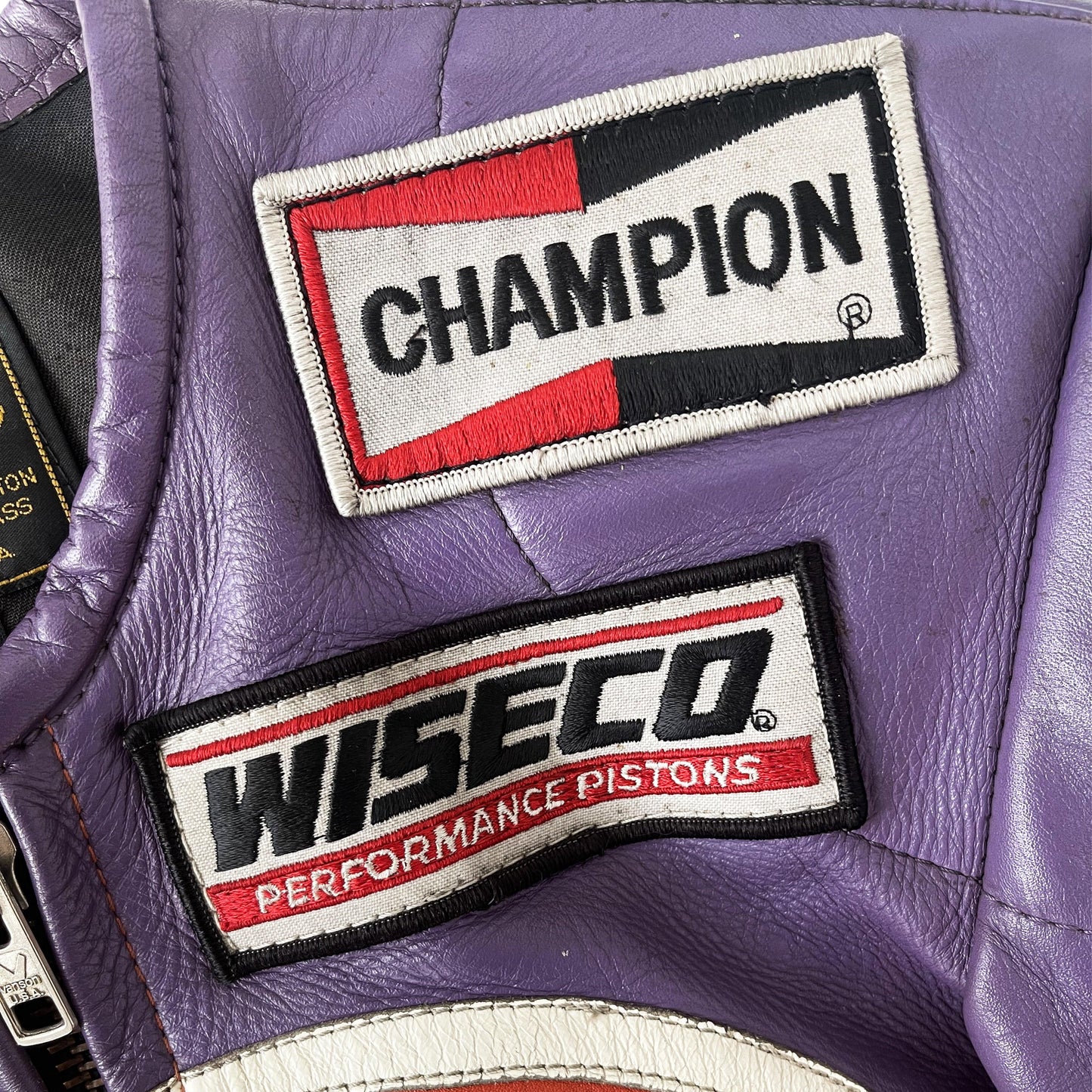 Vanson Leathers Motorcycle Racer Jacket - Known Source