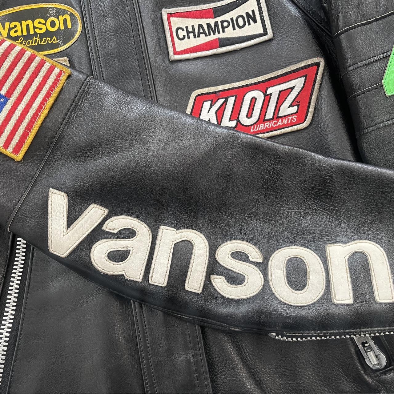 Vanson Leathers Motorcycle Racer Jacket - Known Source