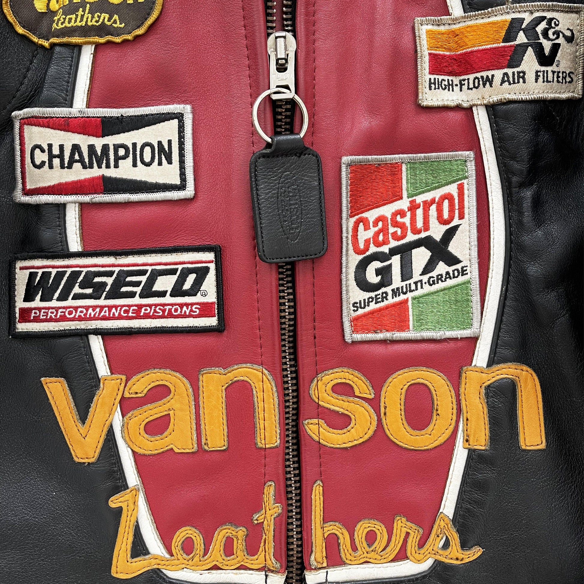 Vanson Leathers Motorcycle Racer Jacket - Known Source