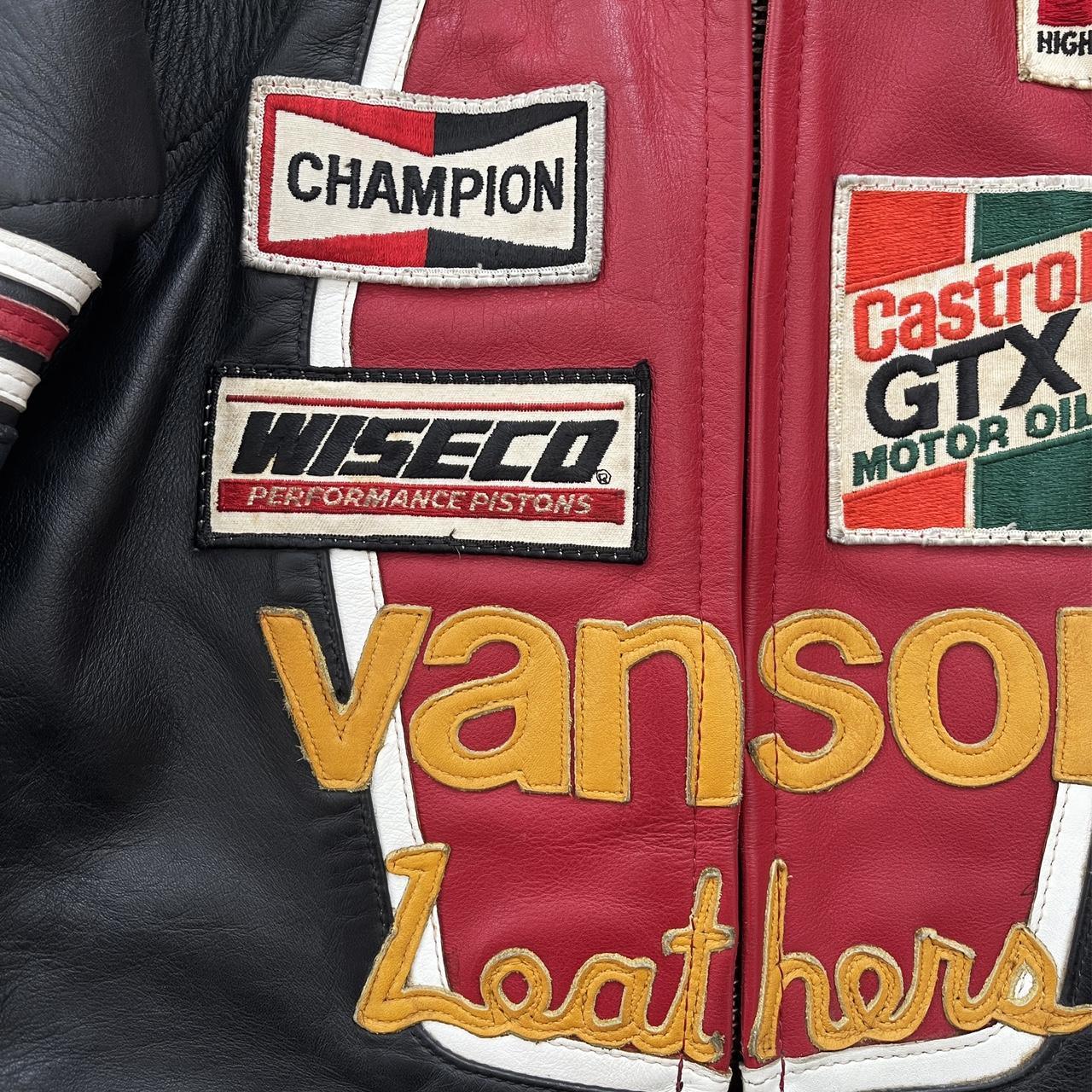 Vanson Leathers Motorcycle Racer Jacket - Known Source