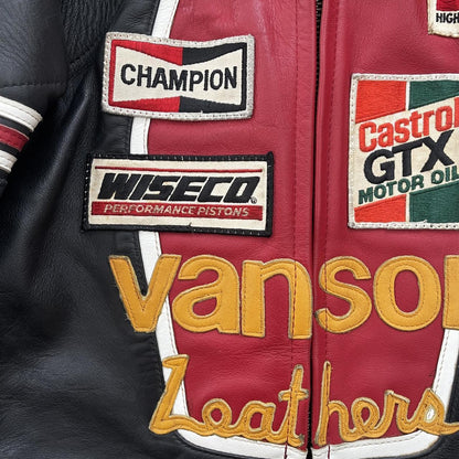 Vanson Leathers Motorcycle Racer Jacket - Known Source