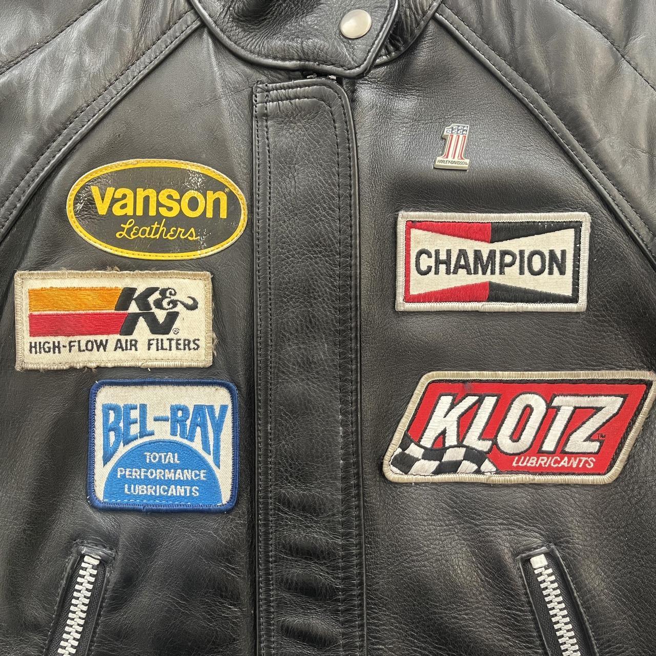 Vanson Leathers Motorcycle Racer Jacket - Known Source