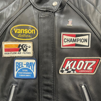 Vanson Leathers Motorcycle Racer Jacket - Known Source