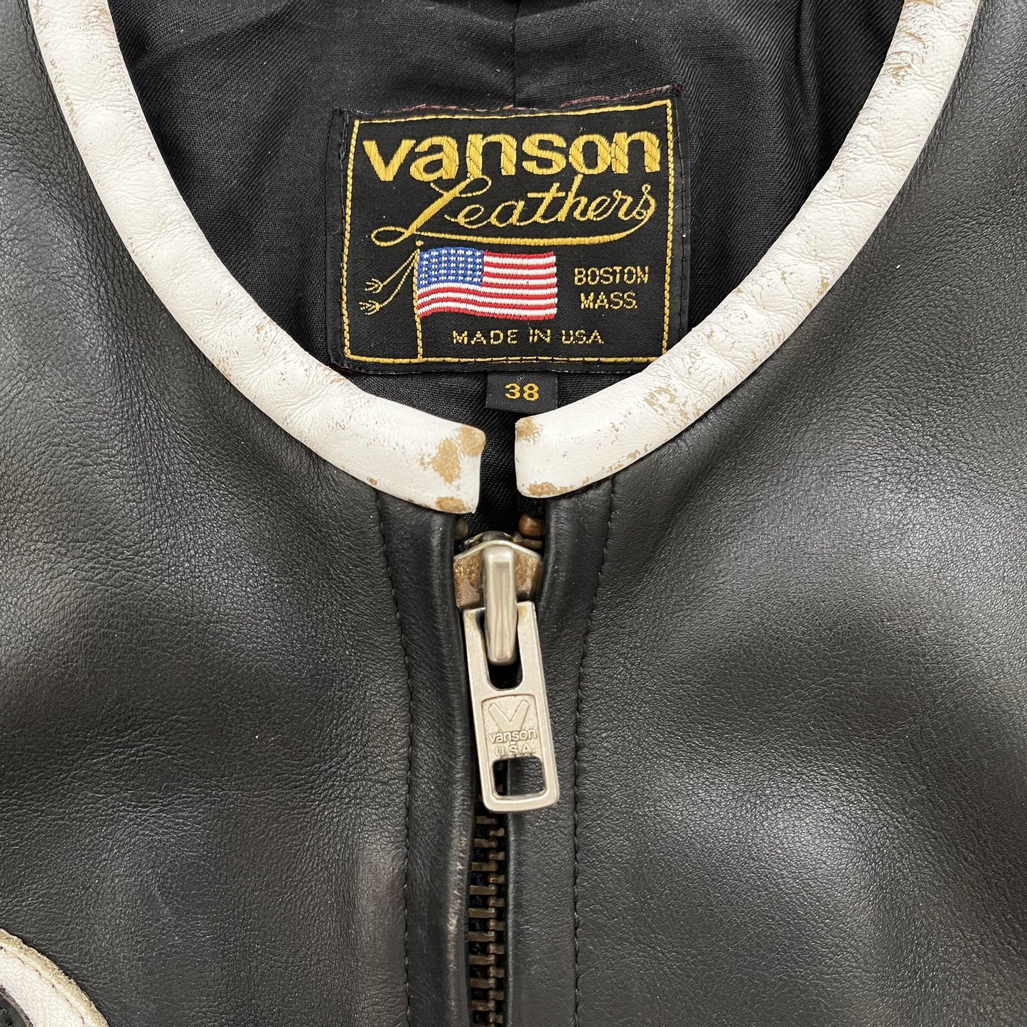 Vanson Leathers Motorcycle Racer Jacket - Known Source