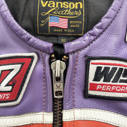 Vanson Leathers Motorcycle Racer Jacket - Known Source