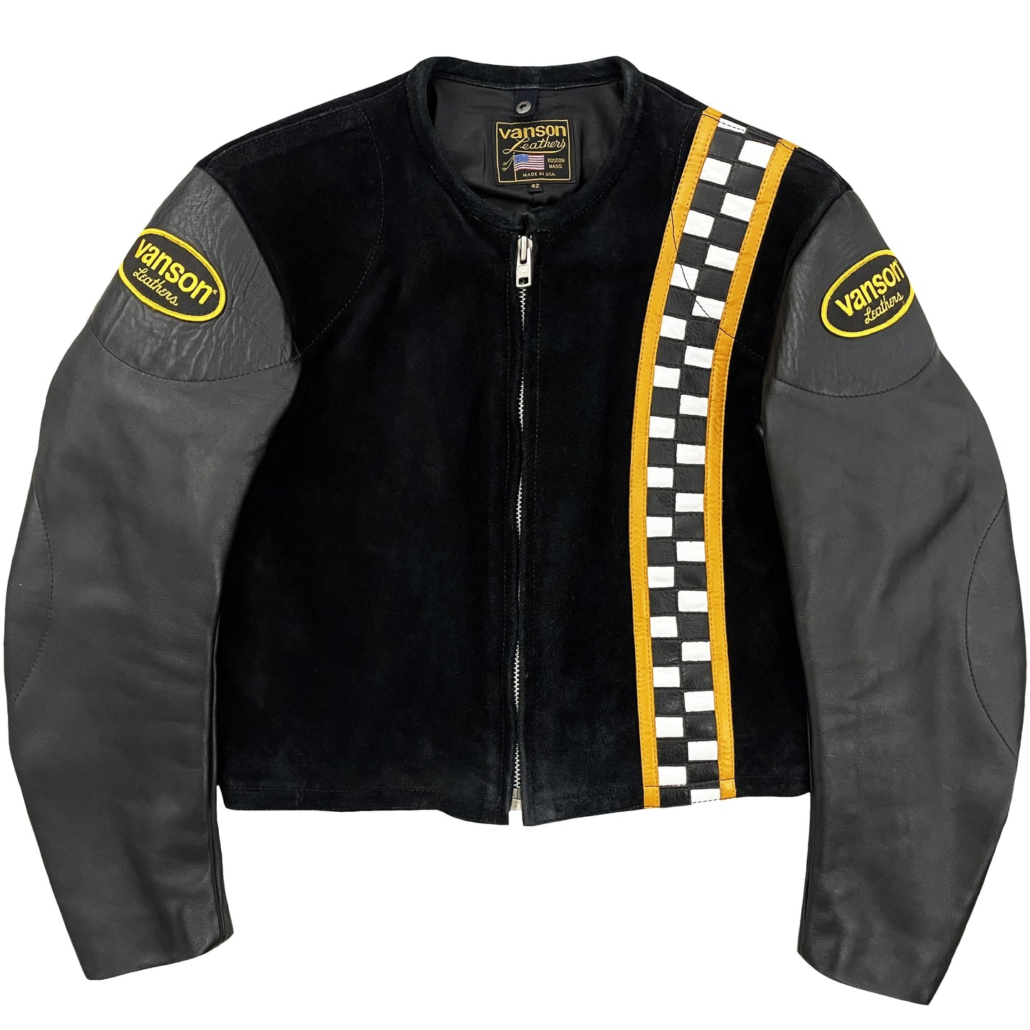 Vanson Leathers Motorcycle Racer Jacket - Known Source