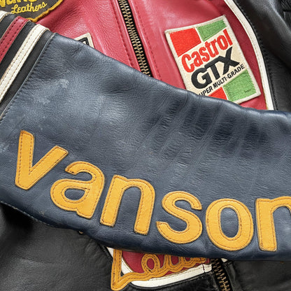 Vanson Leathers Motorcycle Racer Jacket - Known Source