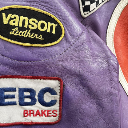 Vanson Leathers Motorcycle Racer Jacket - Known Source