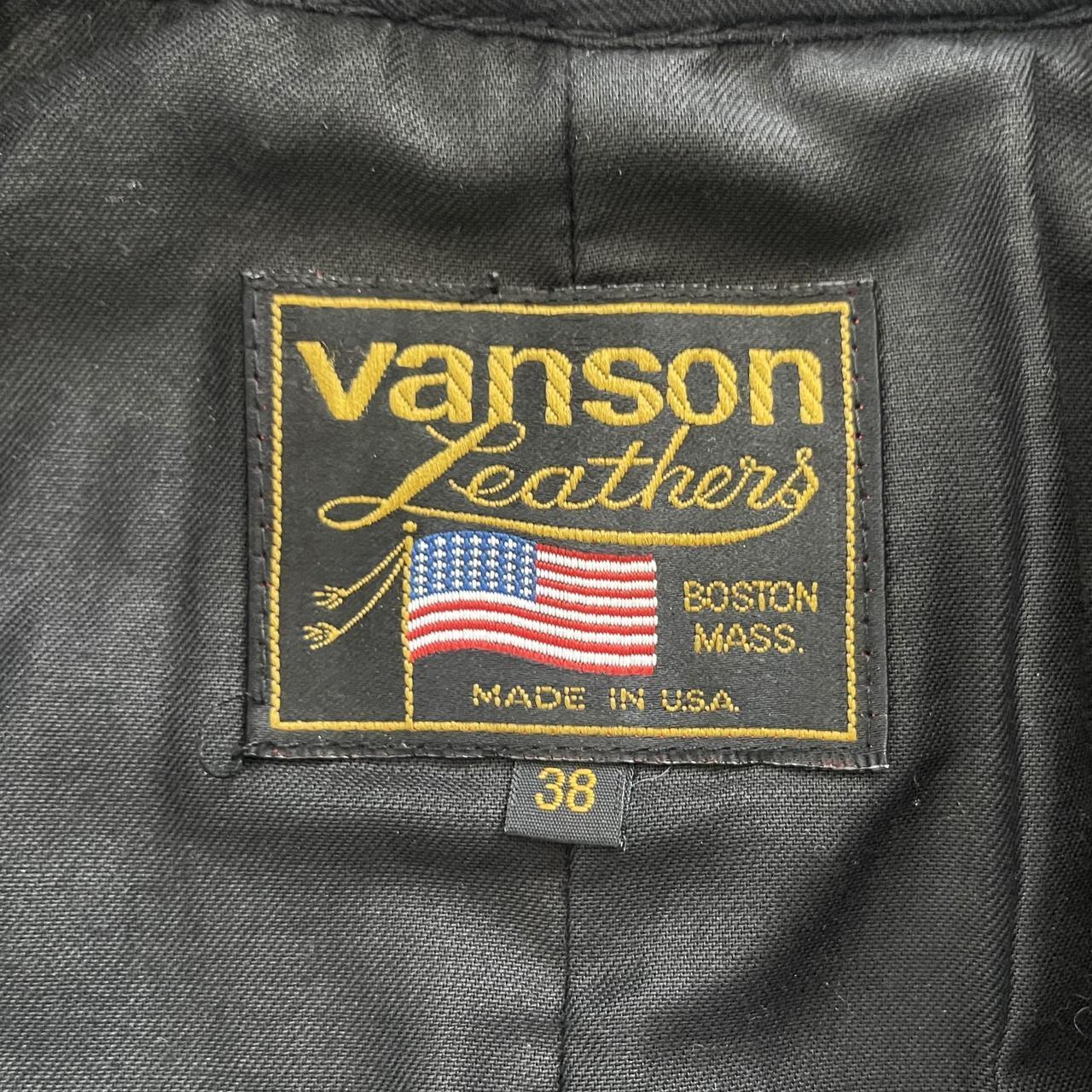 Vanson Leathers Motorcycle Racer Jacket - Known Source