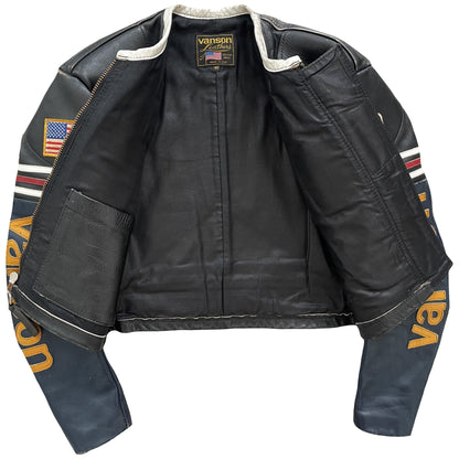 Vanson Leathers Motorcycle Racer Jacket - Known Source