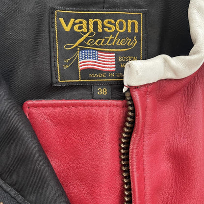 Vanson Leathers Motorcycle Racer Jacket - Known Source