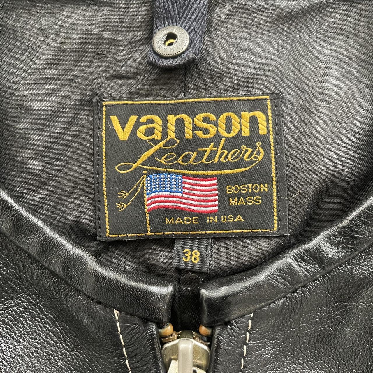 Vanson Leathers Motorcycle Racer Jacket - Known Source