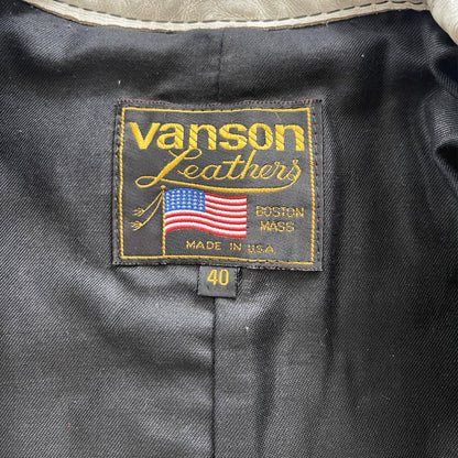 Vanson Leathers Motorcycle Racer Jacket - Known Source