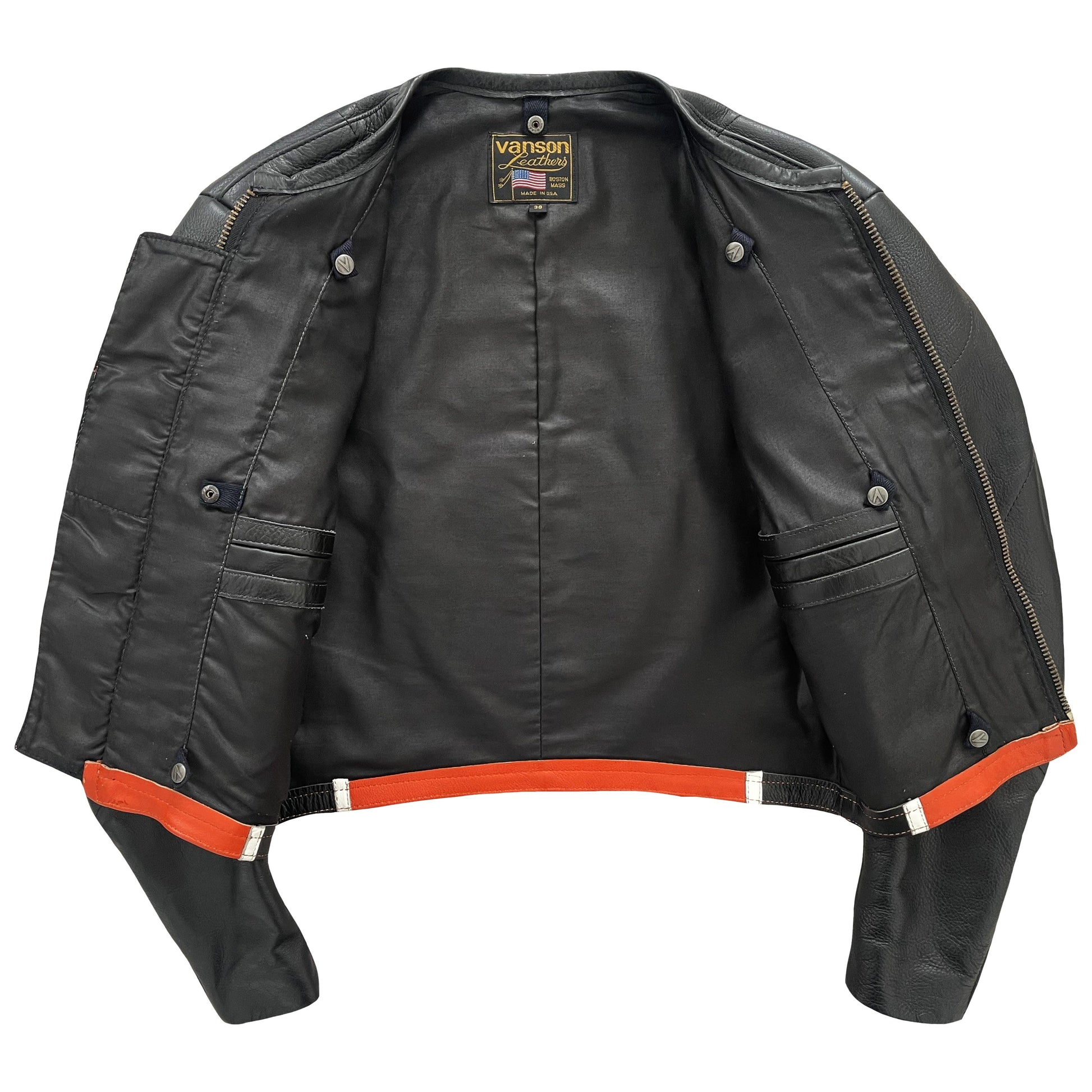 Vanson Leathers Motorcycle Racer Jacket - Known Source