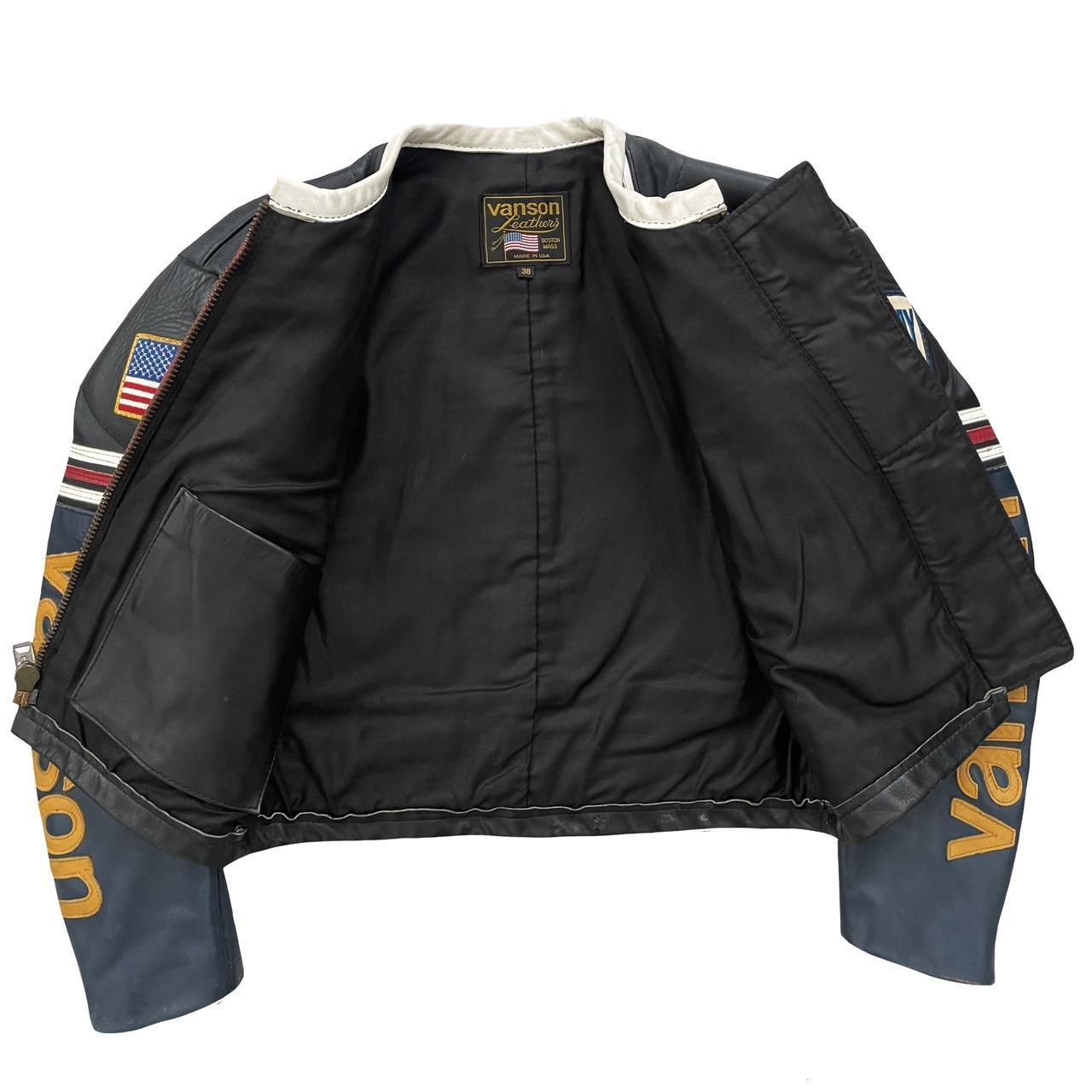 Vanson Leathers Motorcycle Racer Jacket - Known Source