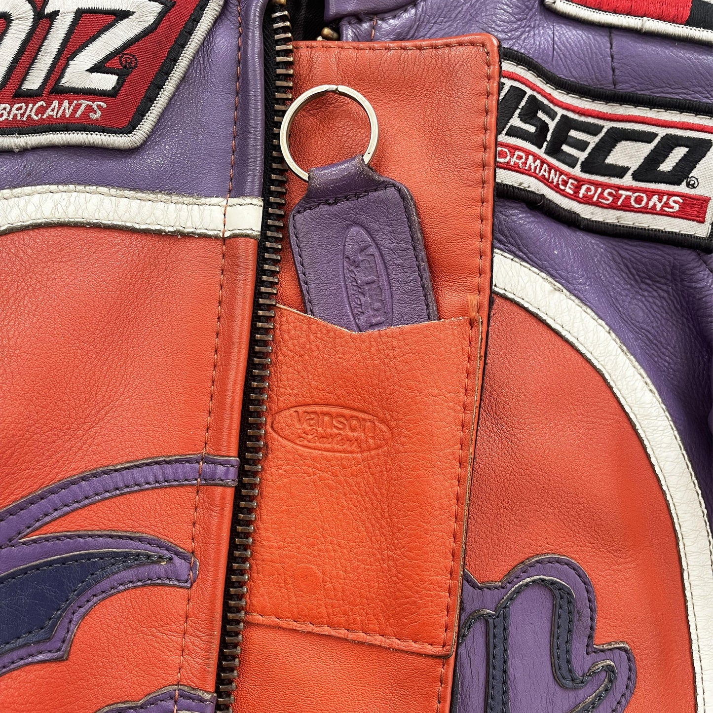 Vanson Leathers Motorcycle Racer Jacket - Known Source