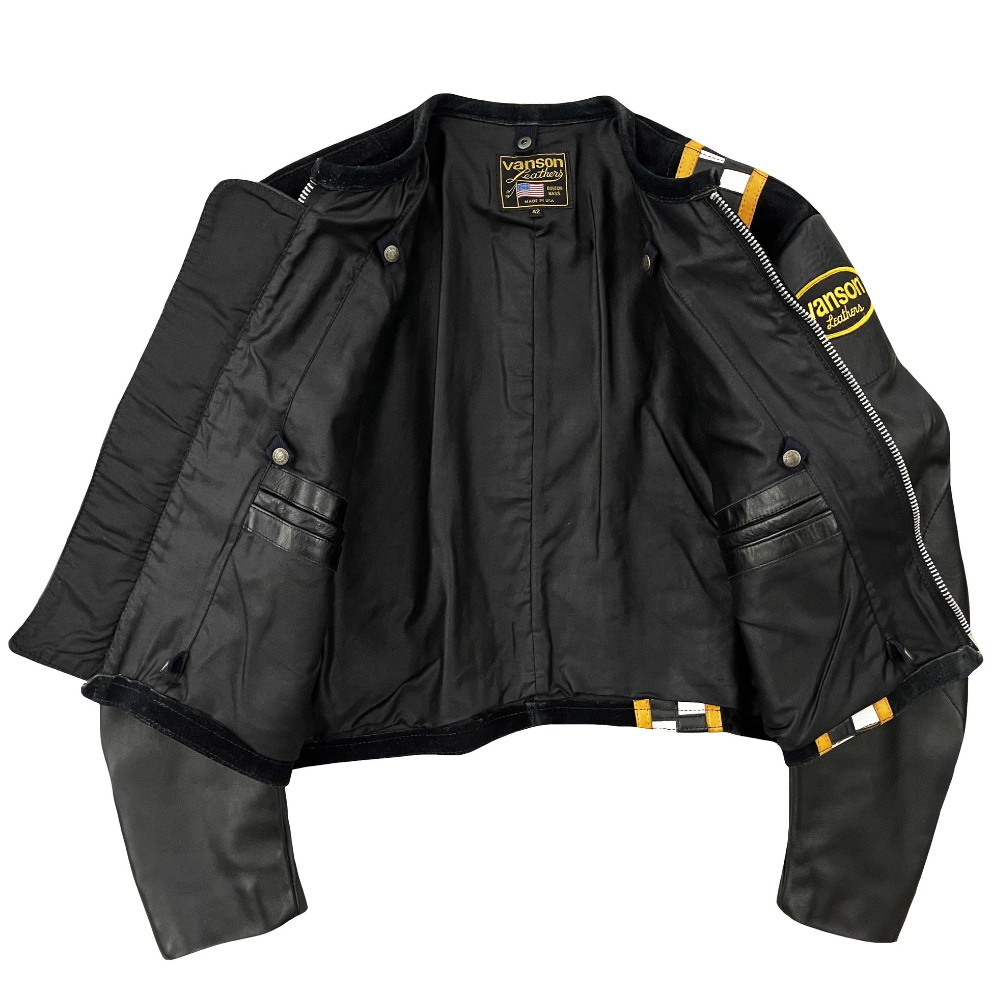 Vanson Leathers Motorcycle Racer Jacket - Known Source