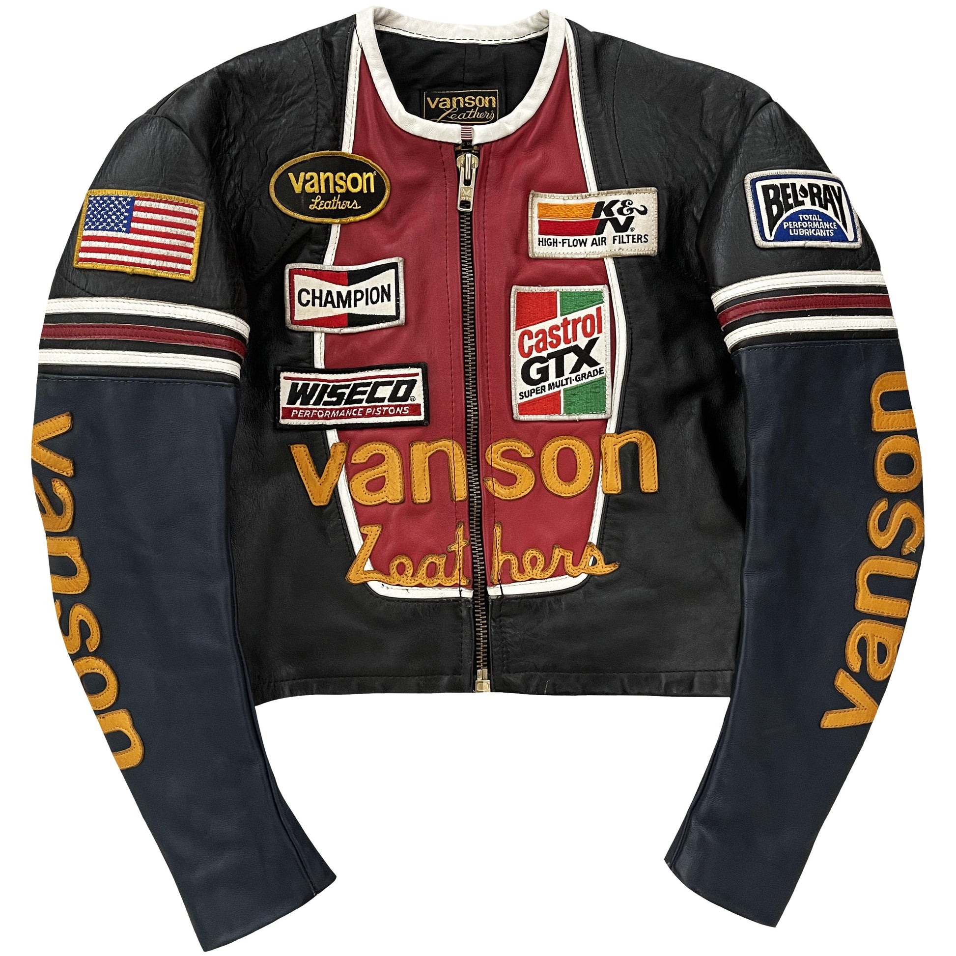 Vanson Leathers One Star Motorcycle Racer Jacket - Known Source